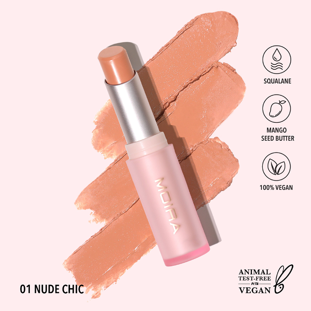 Lápiz labial exclusivo (001, nude chic)