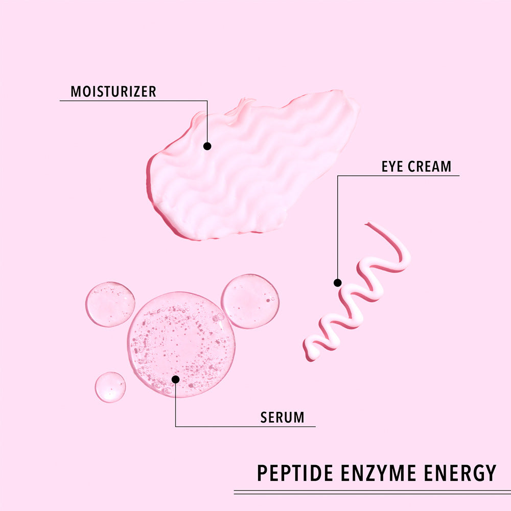 Crema para ojos energética con enzima peptídica