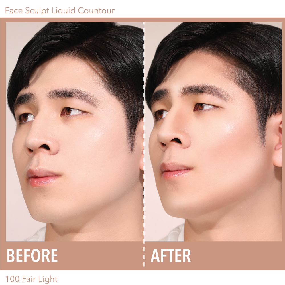 Contorno líquido Face Sculpt (100, luz justa)