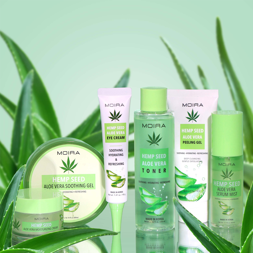 Tónico de aloe vera y semillas de cáñamo