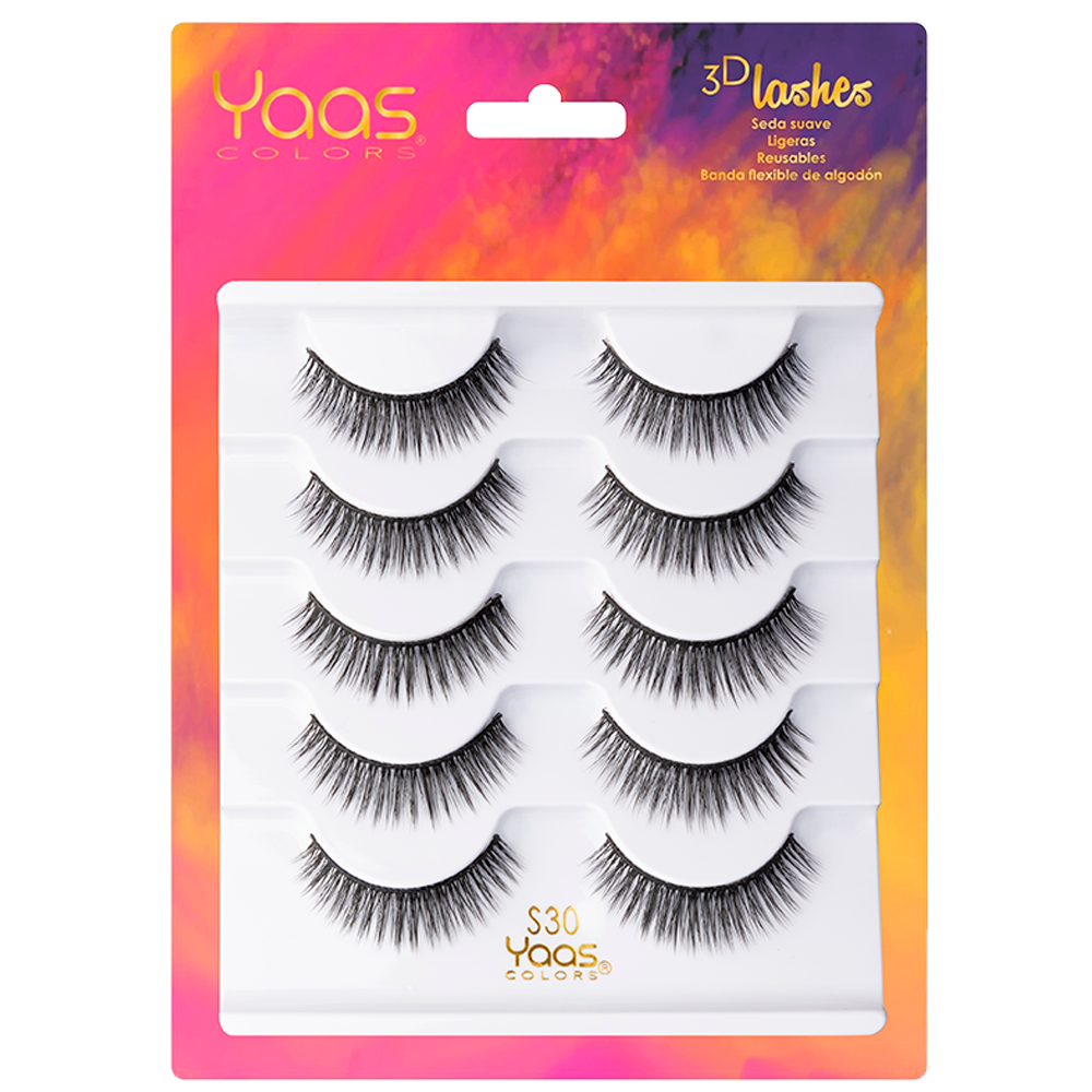 3D LASHES 5 PARES  -- S30