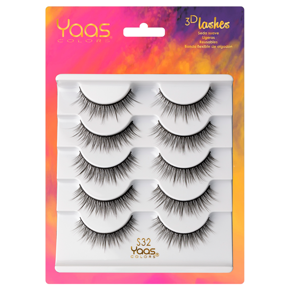 3D LASHES 5 PARES  -- S32