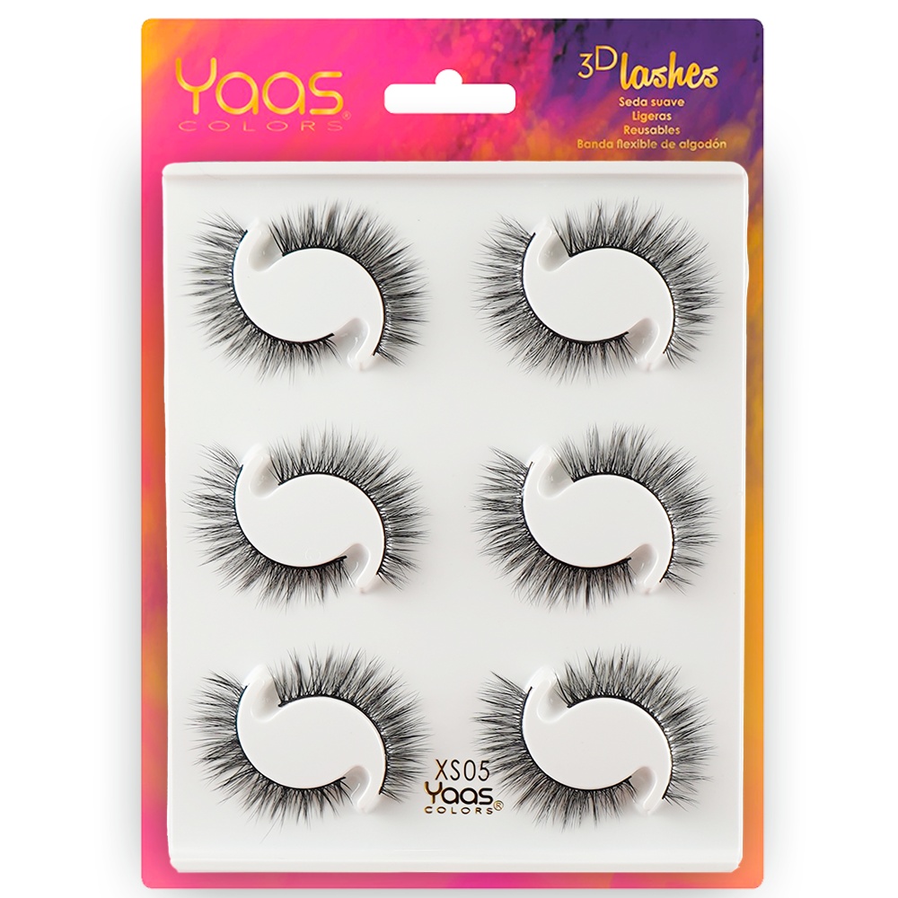 3D LASHES 6 PARES  -- XS05