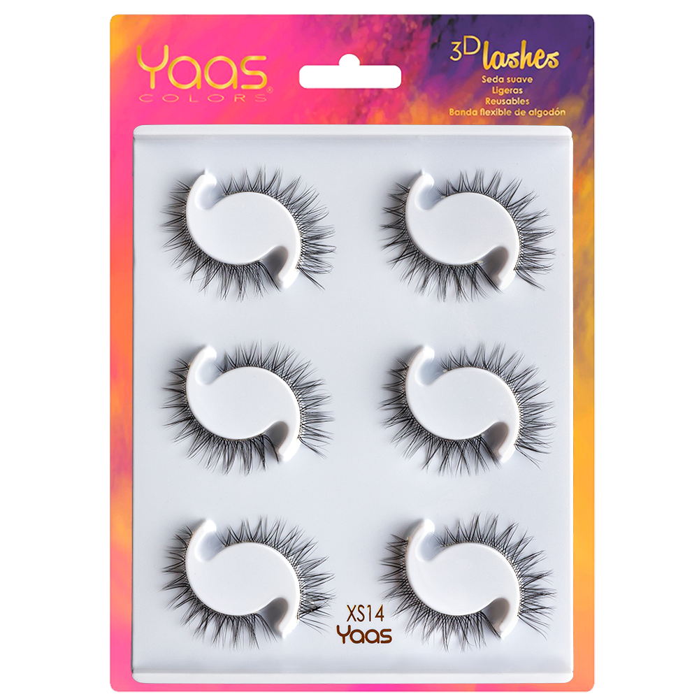 3D LASHES 6 PARES  -- XS14